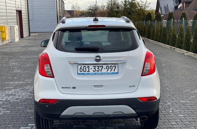 Opel Mokka cena 44997 przebieg: 226730, rok produkcji 2017 z Rzgów małe 562